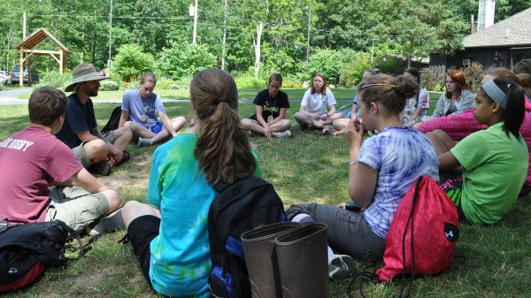 Palomino and LITs A Shaver's Creek leaders-in-training session