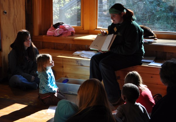 Towhee Storytelling Story time at the nature center