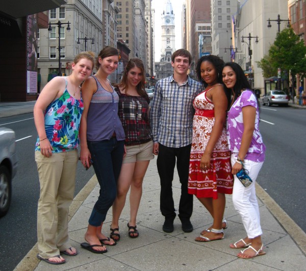 URSA students URSA students in downtown Philadelphia