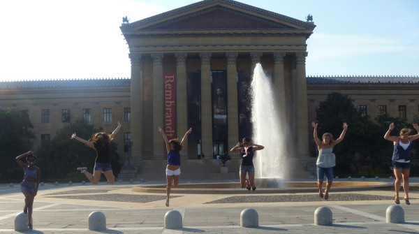 URSA students jumping URSA students jumping