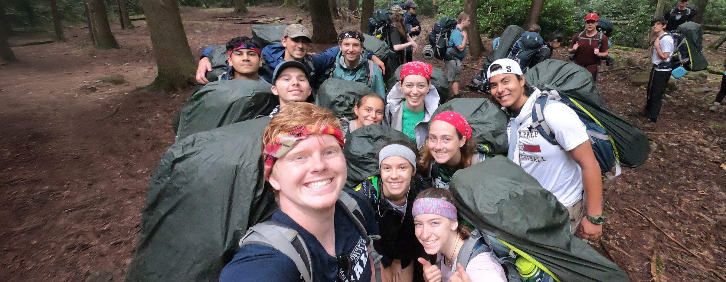 Group of AURORA students taking a selfie